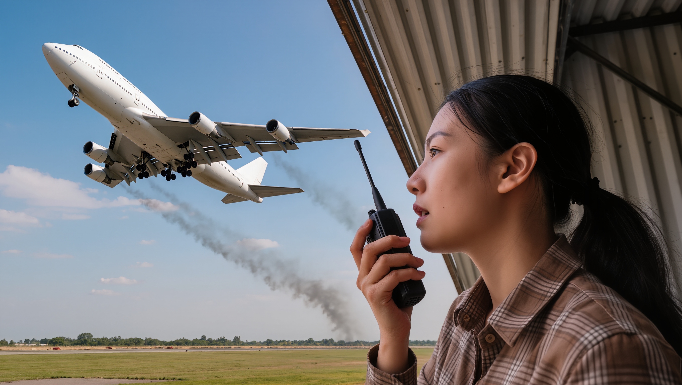 She Was Just a Farmer – Until the Jet Lost Both Engines and Her Voice Came on the Radio