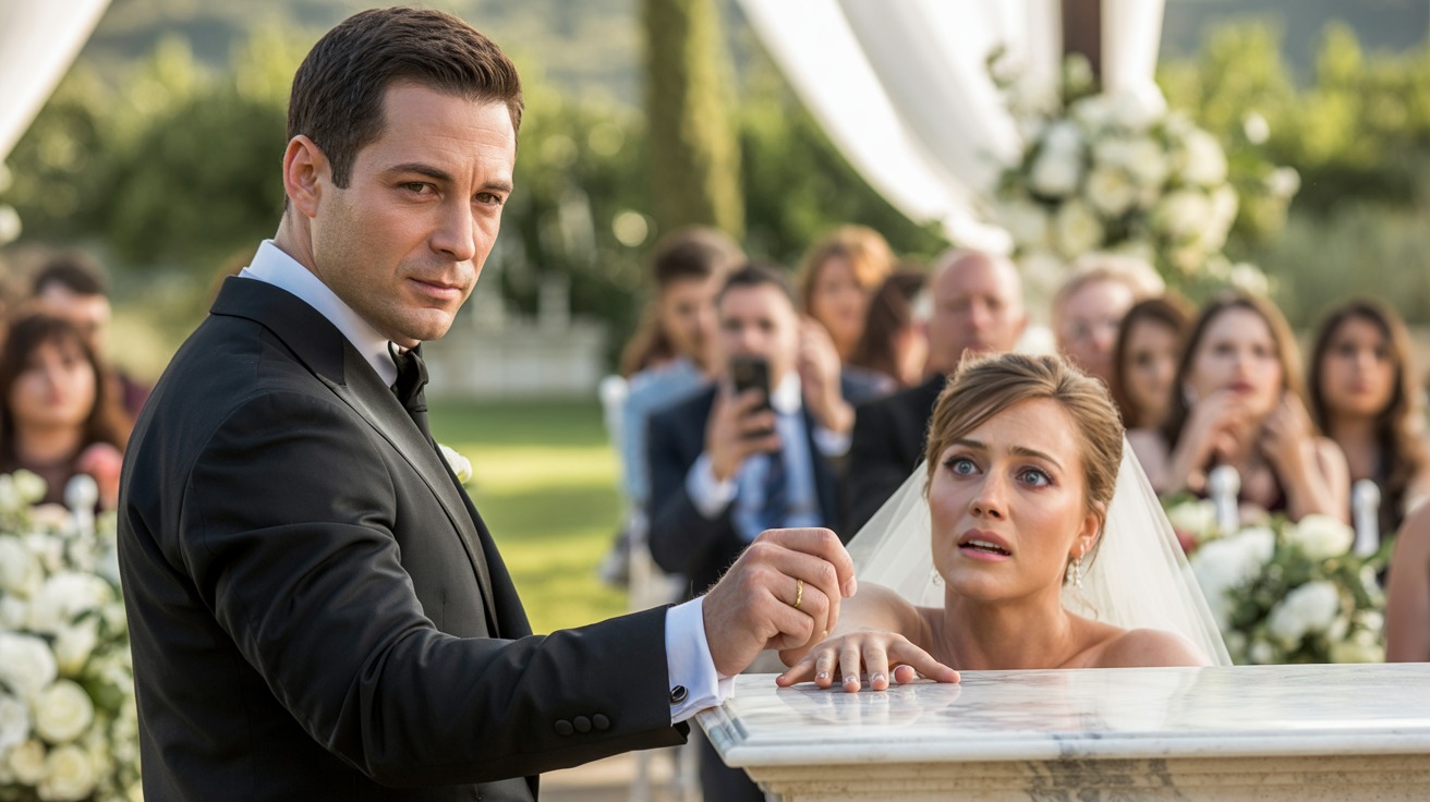 Minutes Before the Wedding… The Billionaire Heard His Bride-to-Be’s Betrayal