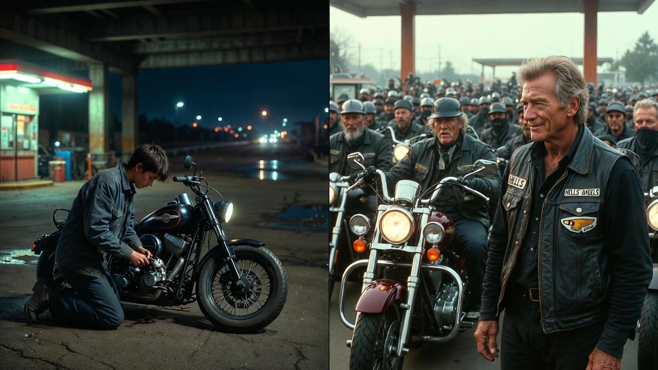 Homeless Teen Helped a Biker With No Expectation of Reward – The Next Day, 120 Hell’s Angels Surrounded Him