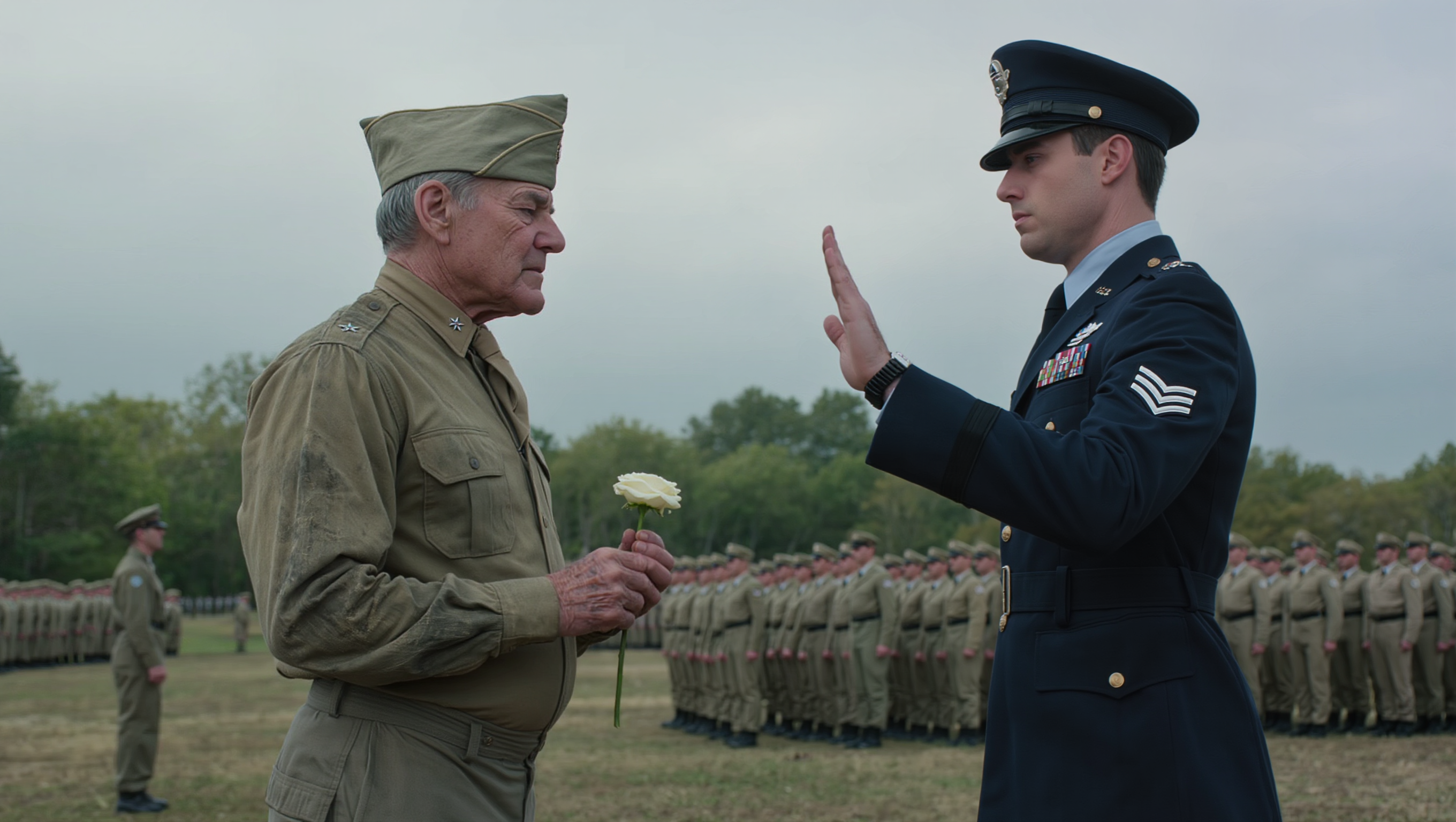 Guards Refused the Old Man at the General’s Funeral – Until a 4-Star General Stopped Everything