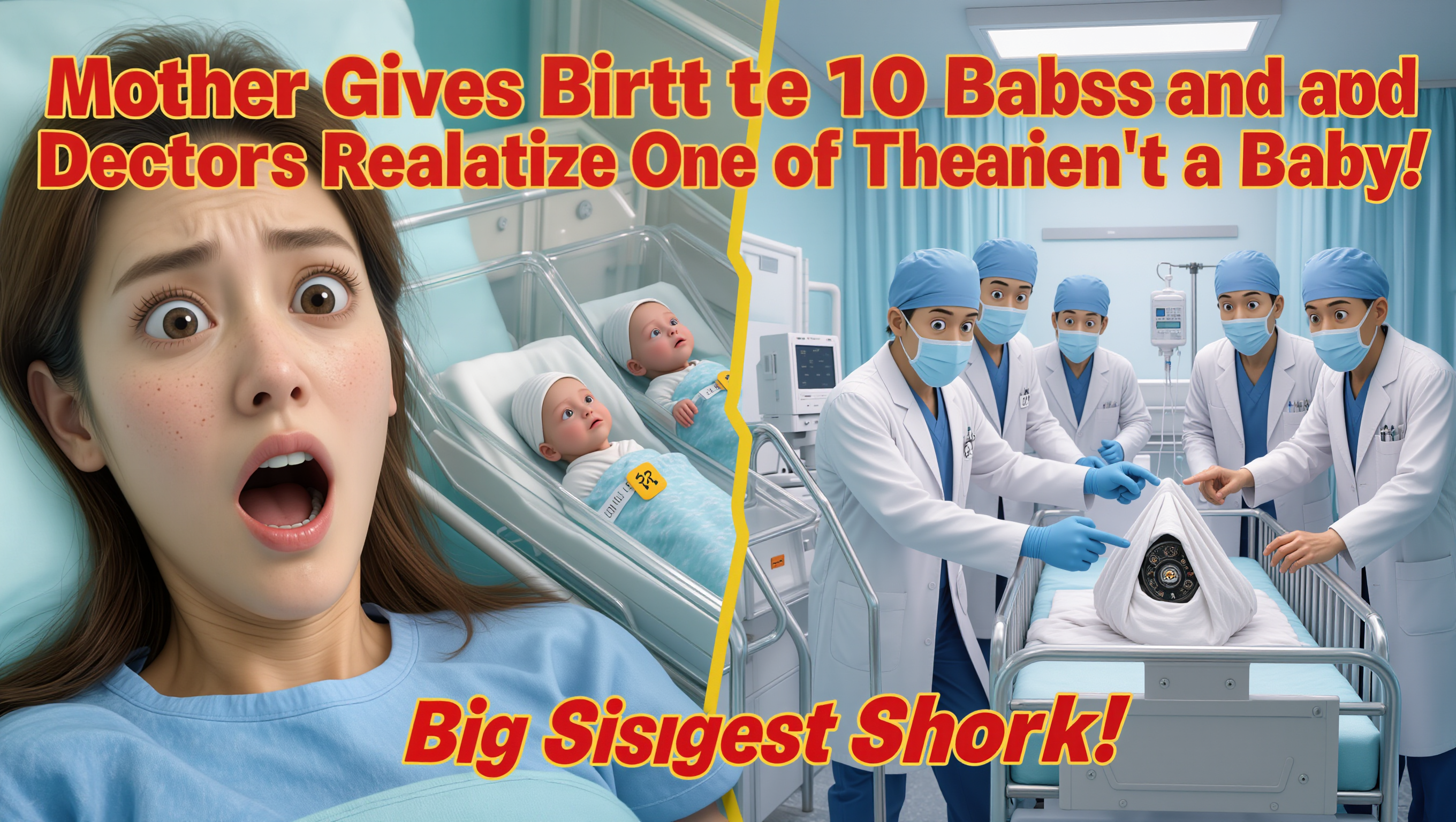 Mother Gives Birth to 10 Babies, But Doctors Discover One Isn’t a Baby At All – Ultimate Shock!
