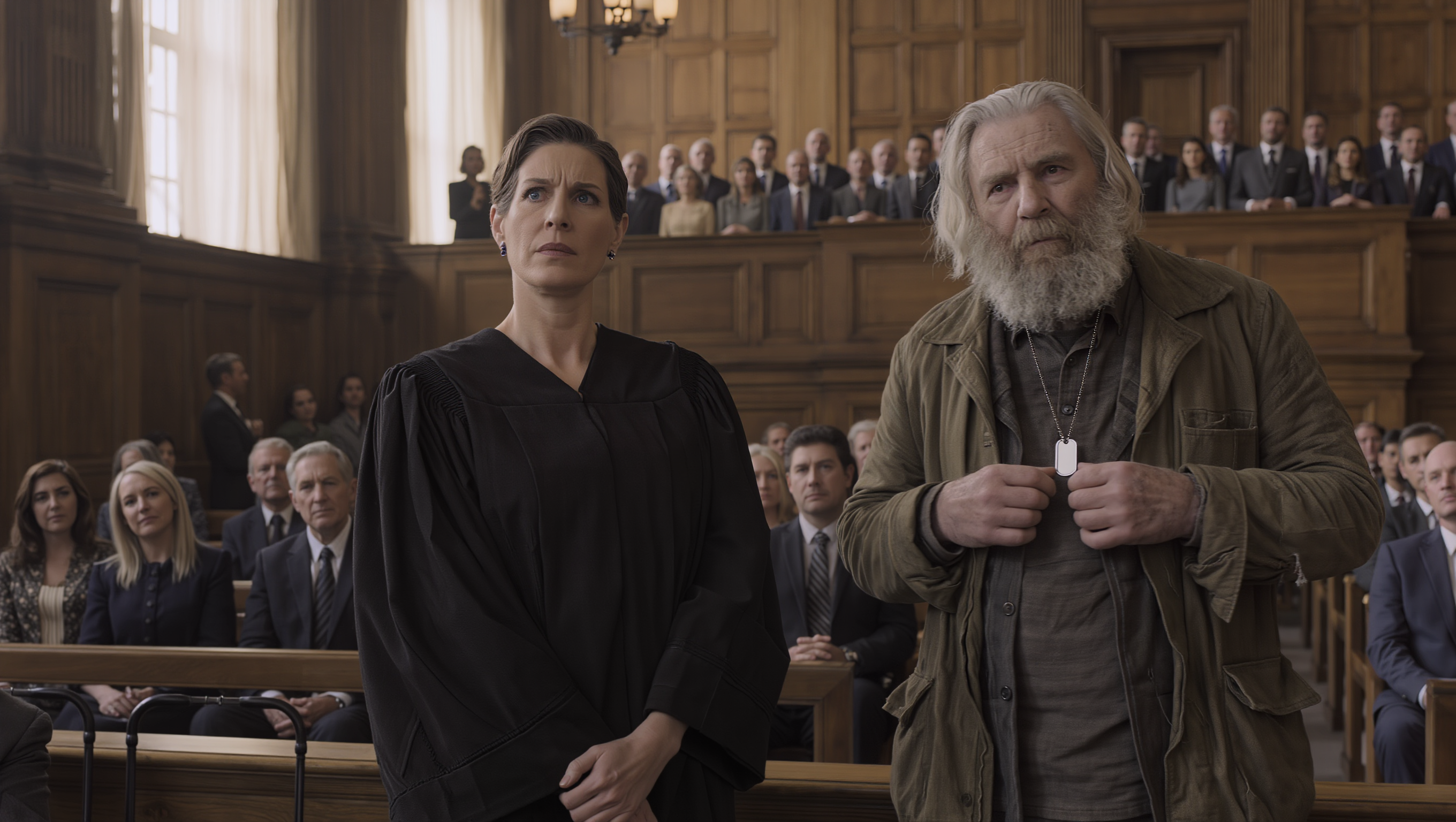 Homeless Veteran on Trial – Then the Judge Heard His Name and Stood Up in Silence