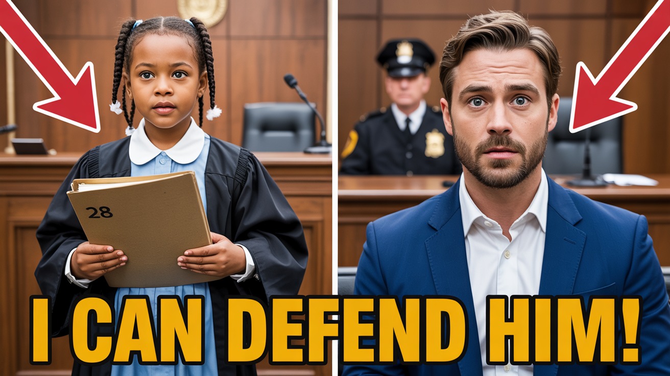 “I Can Defend Him!” – Declared The Impoverished 8-year-old Girl When The Attorney Abandoned The Young Millionaire