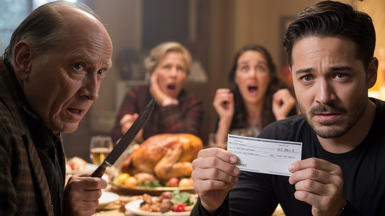 I Thanked My Grandfather For The $200 Check. He Stopped Carving The Turkey, Looked Me Straight…