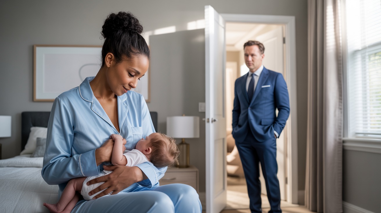 A Widowed Billionaire Saw A Nanny Nursing His Baby – What He Did Next Changed Everything