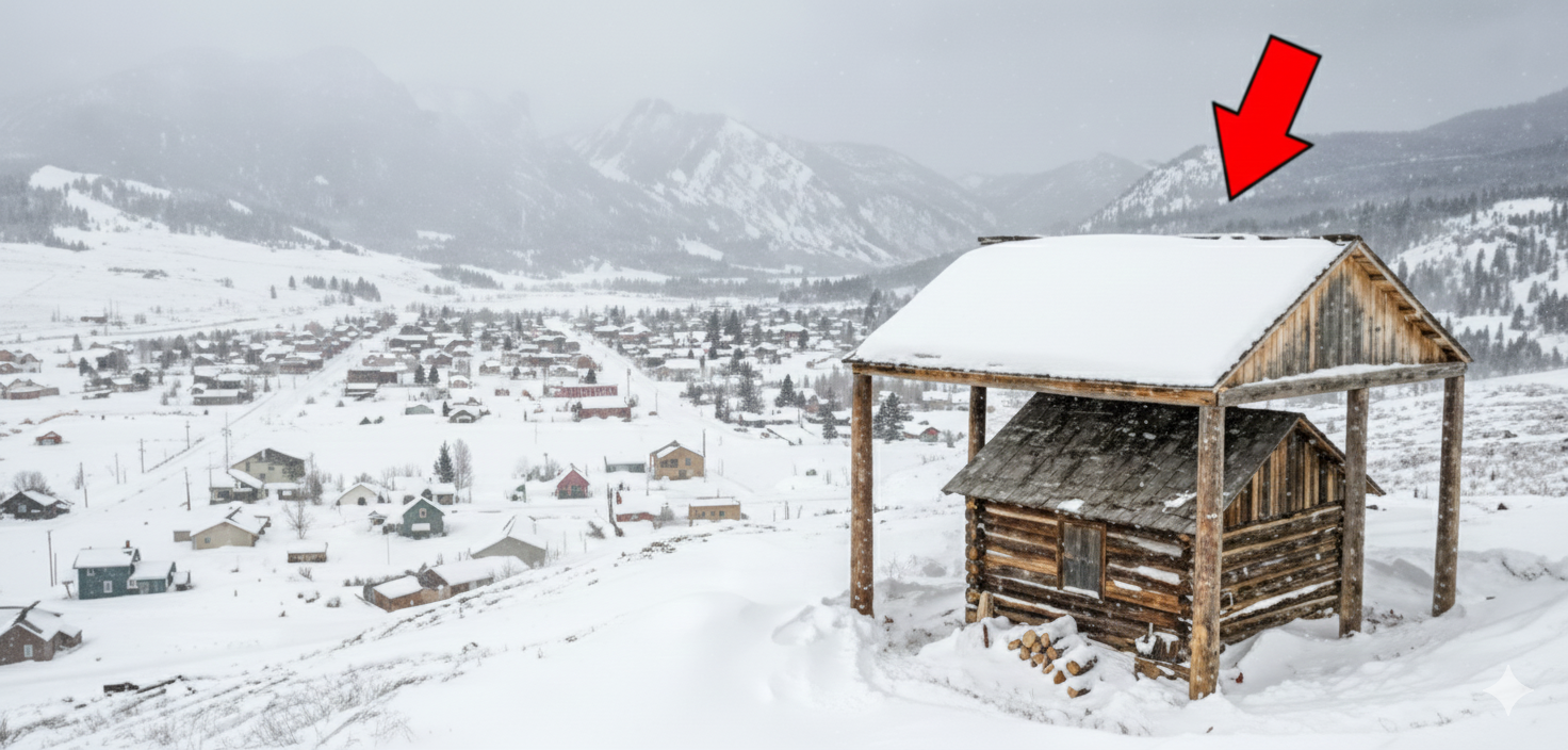 Whole Town Was Freezing – But This Elderly Couple’s Double-Roof Cabin Stayed Warm During the Blizzard