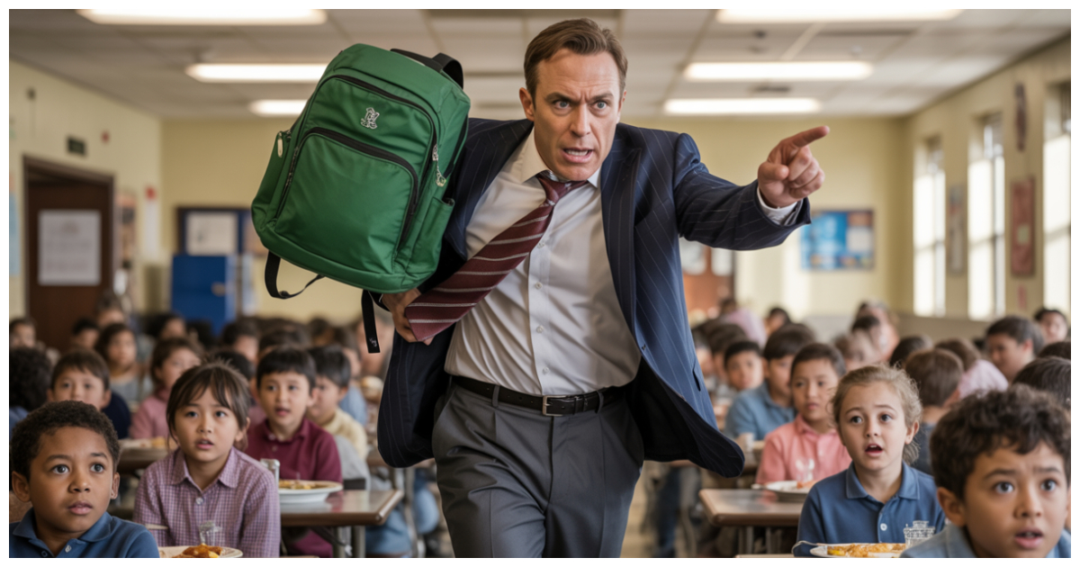 The Principal Rushed In and Asked, “Who Does This Green Backpack Belong To?”