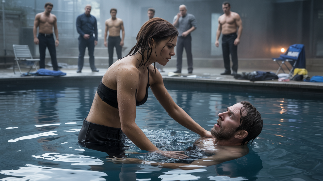 I was harassed by creepy men at the pool. Then one of them started drowning