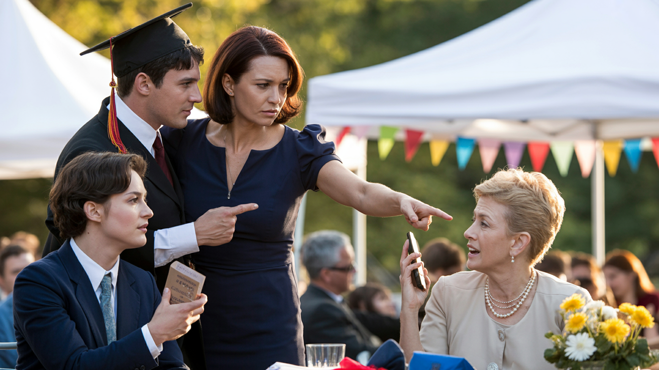 At My Son’s Graduation, My Nephew Snatched His Gift Card and Shouted, I Deserve This Family Laughed…