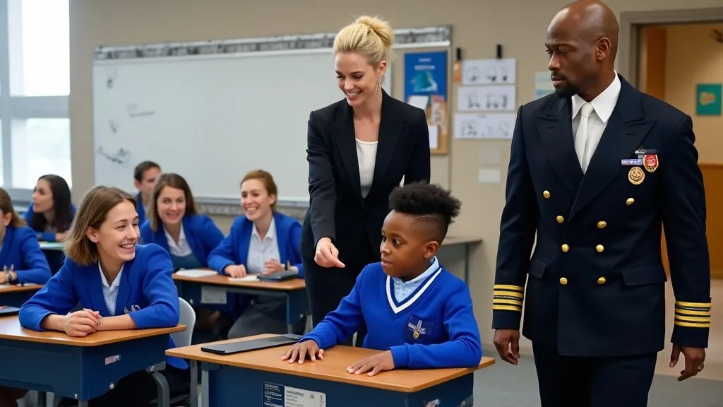 Teacher Laughs at Black Boy Who Says His Father Works at the Pentagon – Then His Dad Walks Right In