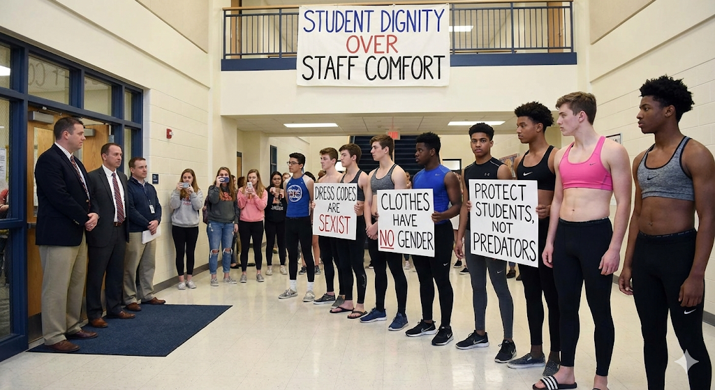 The teachers said they couldn’t control themselves around the girls.