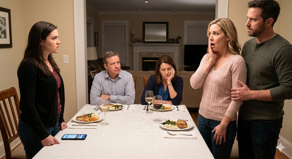 My Sister Slapped Me At Family Dinner – Said I Was “Overreacting.” My Parents Just Sat There…