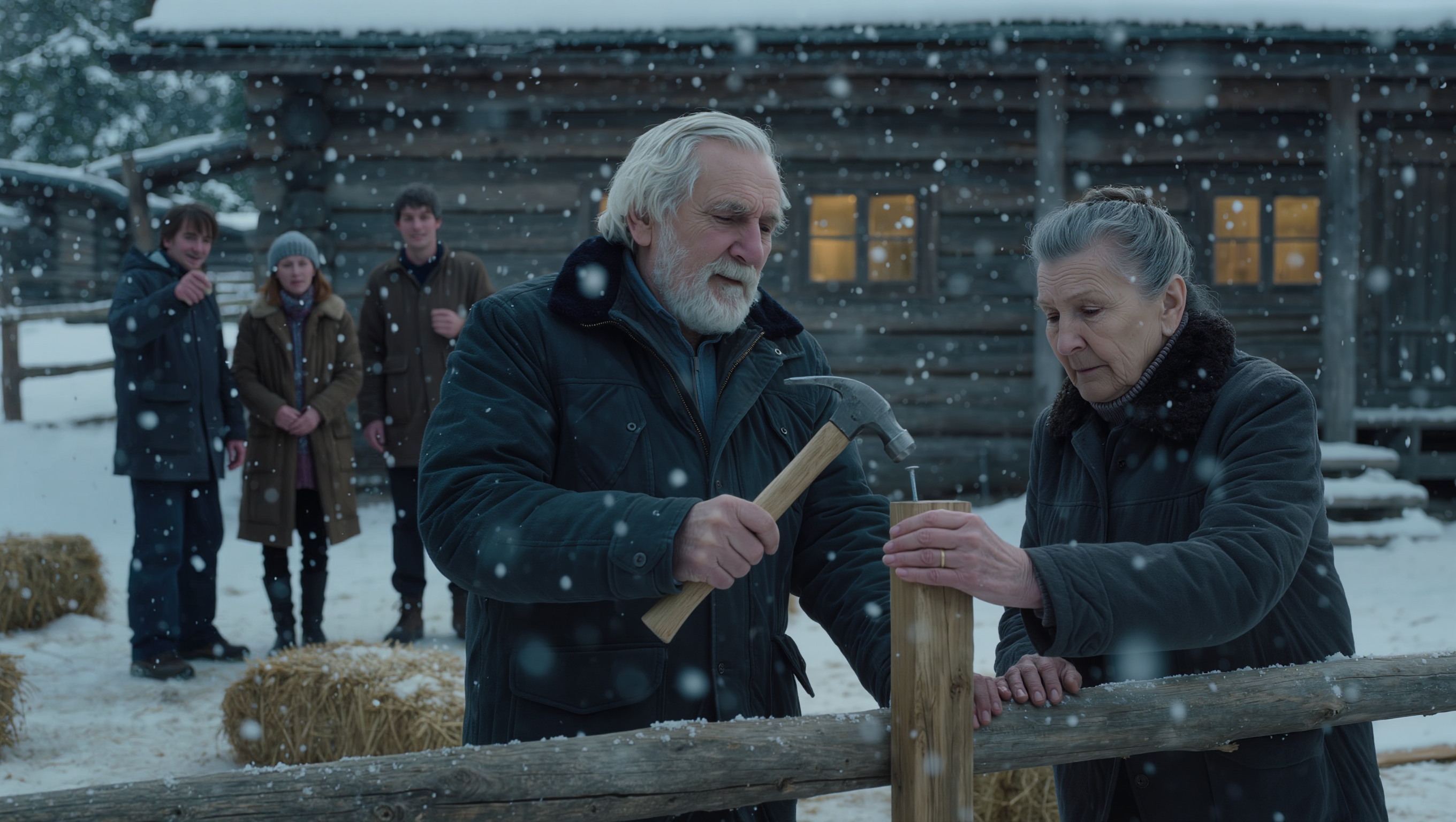 Elderly Couple Mocked for Building a Second Wall Around Their Tiny Cabin – Until It Stayed 41° Warmer