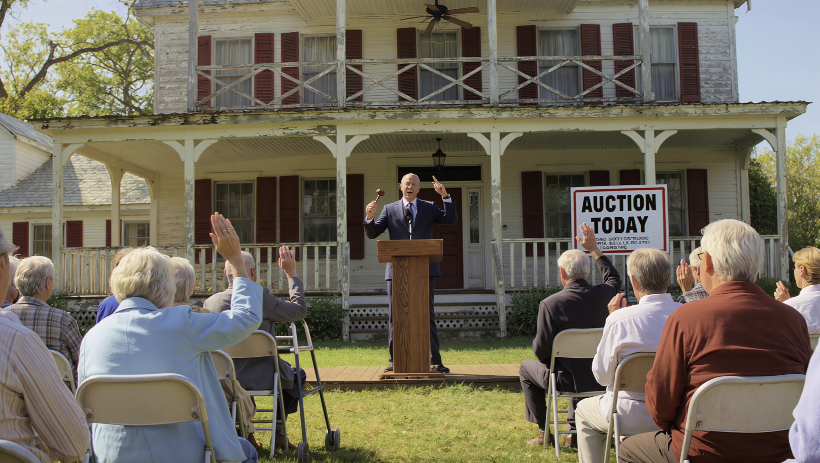 Elderly Woman Escaped Nursing Home – Then Saw Her House Being Auctioned. What She Did Next Shocked…