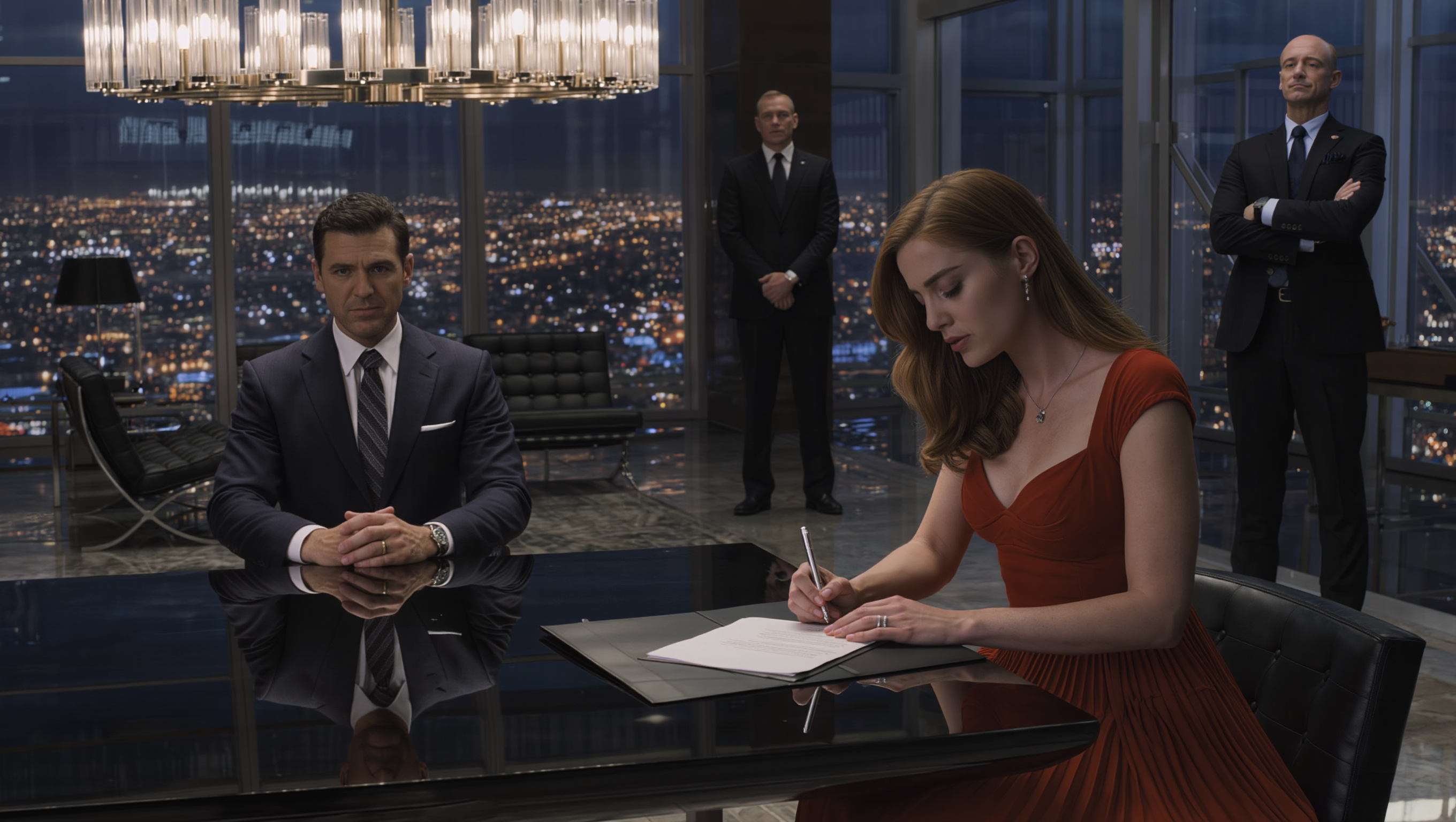 In Tears, She Signed the Divorce at Christmas Dinner — Nobody Knew Her Father Was a Billionaire