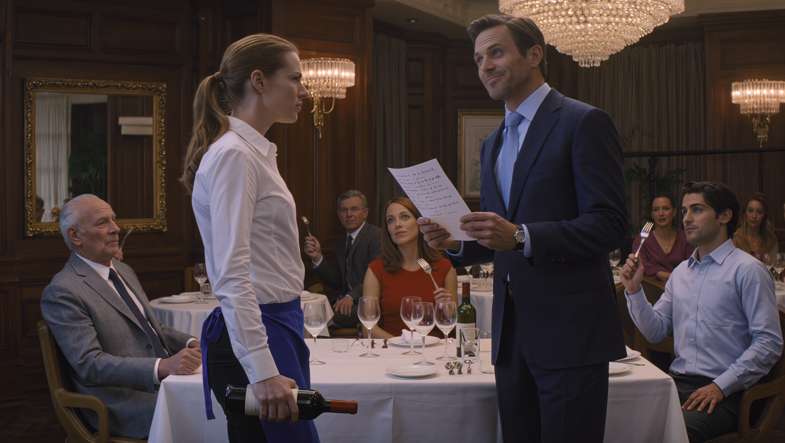 “I’ll Give You $10M If You Translate This”, Laughed The Mafia Boss… But The Shy Waitress Silenced…