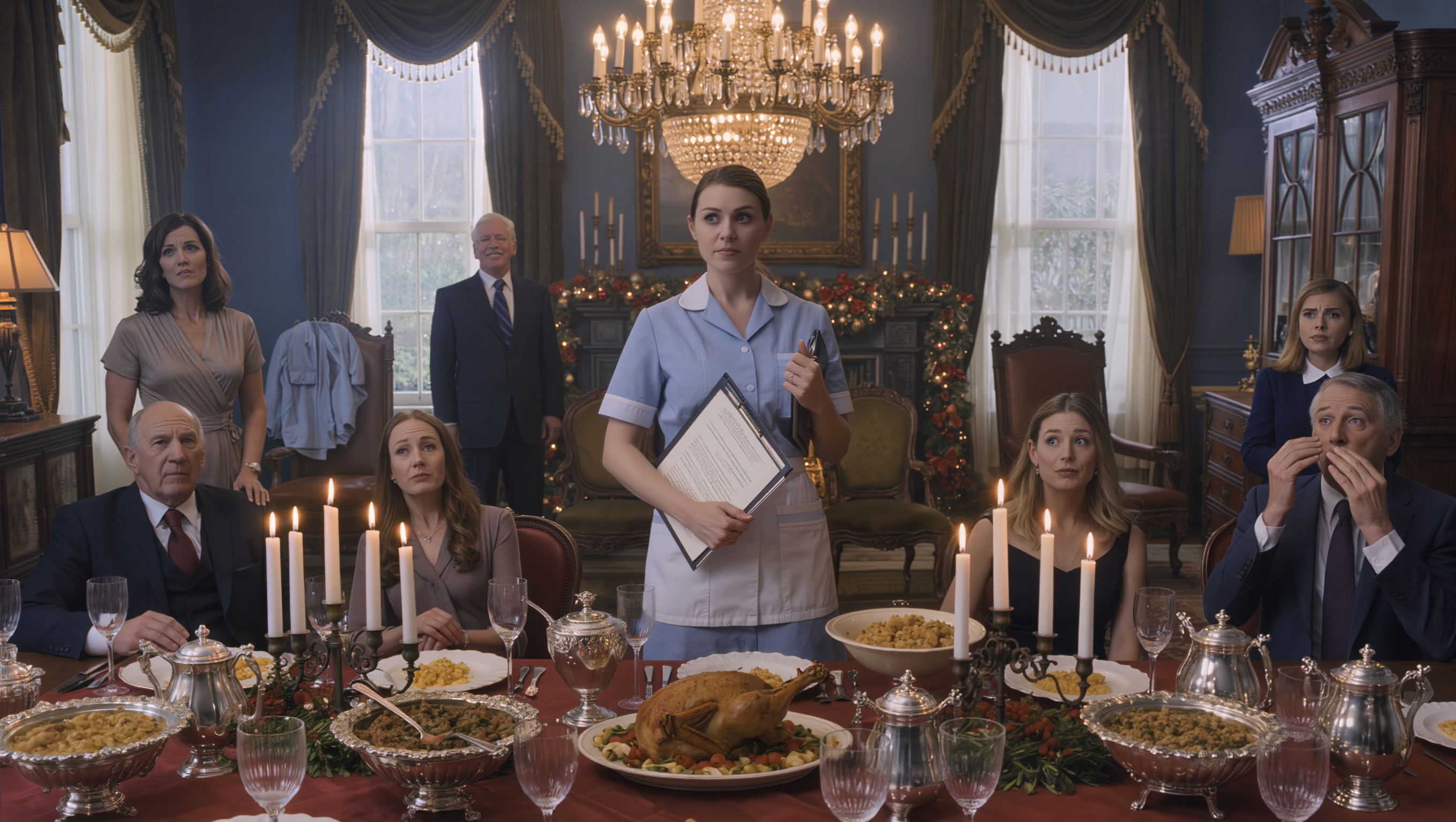 My grandpa saw me going in and out of a shelter and shouted, but