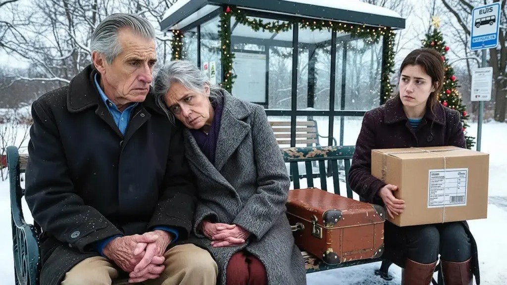 Widowed Mom Sees Elderly Couple Left Alone on Christmas Eve – What She Does Next Will Absolutely Shock You!