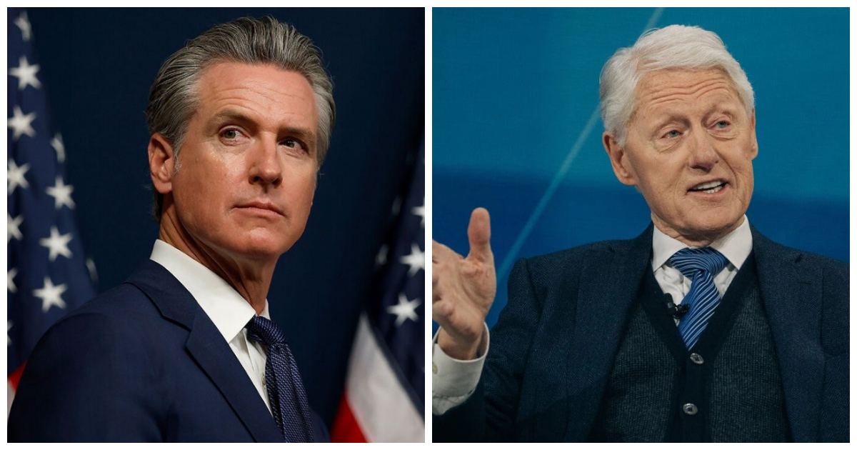 Bill Clinton Suggests Gavin Newsom Could Be A Future President