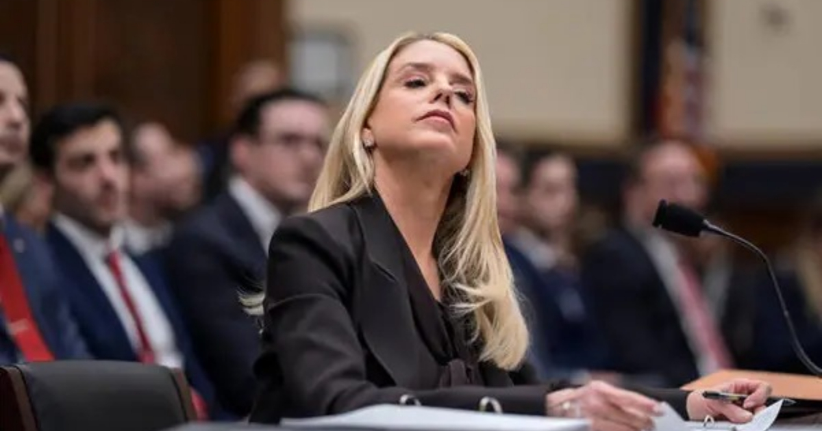 Pam Bondi Is Said To Move To Military Housing After Security Threats